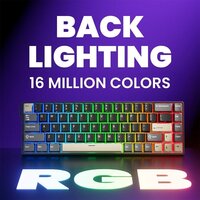 Клавиатура Royal Kludge RK68 HE Phantom (RK Mint) - Превью изображения №10 — Интернет-магазин Time-Shop