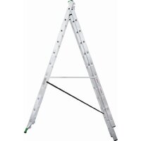 Лестница-стремянка Новая высота NV 223 алюминиевая трёхсекционная 3x11 ступеней - Превью изображения №6 — Интернет-магазин Time-Shop