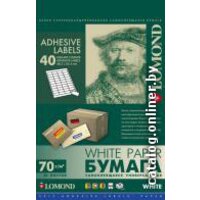 Lomond Самоклеящаяся A4 70 г/м2 50 листов 40 делений (2100195)