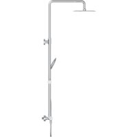 Душевая система  Cersanit Brasko 63066 - Превью изображения №7 — Интернет-магазин Time-Shop