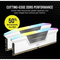 Оперативная память Corsair Vengeance RGB 2x32ГБ DDR5 5600 МГц CMH64GX5M2B5600C40W - Превью изображения №4 — Интернет-магазин Time-Shop