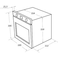 Электрический духовой шкаф MAUNFELD EOEFG.566RIB.RT - Превью изображения №2 — Интернет-магазин Time-Shop