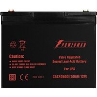Аккумулятор для ИБП Powerman CA12500/UPS (12В/50 А·ч) - Превью изображения №2 — Интернет-магазин Time-Shop