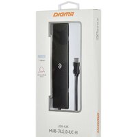 USB-хаб Digma HUB-7U2.0-UC-B - Превью изображения №6 — Интернет-магазин Time-Shop