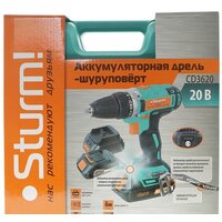 Дрель-шуруповерт Sturm CD3618T (с 2-мя АКБ, кейс) - Превью изображения №7 — Интернет-магазин Time-Shop