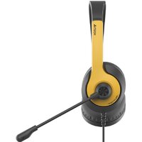 Наушники A4Tech Fstyler FH100U (черный/желтый) - Превью изображения №4 — Интернет-магазин Time-Shop