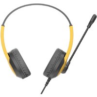 Наушники A4Tech Fstyler FH100U (черный/желтый) - Превью изображения №2 — Интернет-магазин Time-Shop