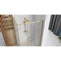 Душевой уголок Rea Solar 90x90 (золото/прозрачное стекло) - Превью изображения №3 — Интернет-магазин Time-Shop