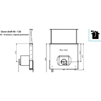 Кухонная вытяжка Falmec Down Draft Design+ 90 (нержавеющая сталь) - Превью изображения №6 — Интернет-магазин Time-Shop