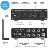 Усилитель мощности Fosi Audio BT30D (24V) - Превью изображения №2 — Интернет-магазин Time-Shop