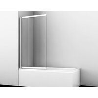 Стеклянная шторка для ванны Wasserkraft Main 41S02-100 - Превью изображения №2 — Интернет-магазин Time-Shop