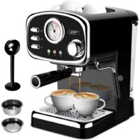 Рожковая кофеварка Yoer Breve EM01BK - Превью изображения №2 — Интернет-магазин Time-Shop