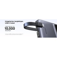 Внешний аккумулятор Ugreen PB511 10000mAh (серый) - Превью изображения №4 — Интернет-магазин Time-Shop