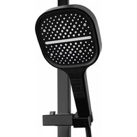 Душевая система  Hansberge H5077 (черный матовый) - Превью изображения №5 — Интернет-магазин Time-Shop