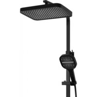 Душевая система  Hansberge H5077 (черный матовый) - Превью изображения №2 — Интернет-магазин Time-Shop