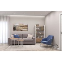 Стеллаж Hype Mebel Стандарт Люкс 50x170 (черный/дуб галифакс натуральный) - Превью изображения №3 — Интернет-магазин Time-Shop