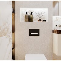 Инсталляция для унитаза Lavinia Boho Relfix 5 в 1 77010045 (матовый черный/белый пластик) - Превью изображения №4 — Интернет-магазин Time-Shop