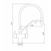 Смеситель Gappo G4395-69 - Превью изображения №3 — Интернет-магазин Time-Shop