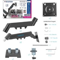 Кронштейн для монитора Kromax Office-14 (черный) - Превью изображения №9 — Интернет-магазин Time-Shop