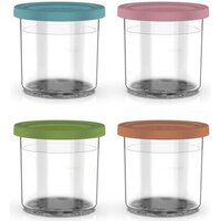 Ninja Ice Cream Maker Dessert Tubs with Coloured Lids XSKPNTLID4 (4 шт)
