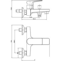 Смеситель Cersanit Nature 63064 - Превью изображения №2 — Интернет-магазин Time-Shop