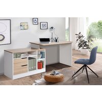 Стол Мебель-класс Имидж-3 (белый/дуб сонома) - Превью изображения №3 — Интернет-магазин Time-Shop