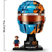 Конструктор LEGO Editions 43017 Шлем McLaren Mastercard F1 Team Oscar Piastri Helmet - Превью изображения №6 — Интернет-магазин Time-Shop