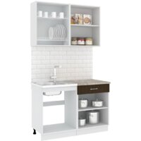 Готовая кухня Кортекс-мебель Корнелия Лира-лайт 1.2м (дуб сонома/венге/марсель) - Превью изображения №2 — Интернет-магазин Time-Shop