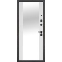 Металлическая дверь Guard Зеркало серебристый/белый матовый (86x205, правая) - Превью изображения №3 — Интернет-магазин Time-Shop