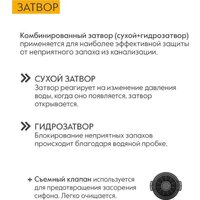 Трап/канал Axus Universal 600 Black - Превью изображения №11 — Интернет-магазин Time-Shop