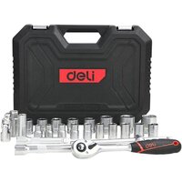 Универсальный набор инструментов Deli EDQ43025 (25 предметов) - Превью изображения №2 — Интернет-магазин Time-Shop