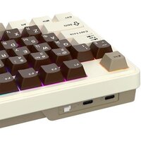 Клавиатура Royal Kludge N99 Mokko Grey (RK Cream) - Превью изображения №7 — Интернет-магазин Time-Shop