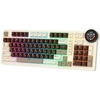 Клавиатура Royal Kludge N99 Mokko Grey (RK Cream) - Превью изображения №3 — Интернет-магазин Time-Shop
