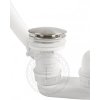 Сифон Filarete FL90 (никель) - Превью изображения №3 — Интернет-магазин Time-Shop