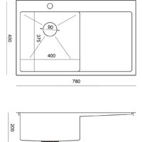 Кухонная мойка Quadron Hb7912Pvdbsc1 - Превью изображения №4 — Интернет-магазин Time-Shop