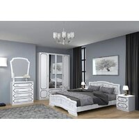 Комод Bravo Мебель Лак (белый-белый жемчуг) - Превью изображения №3 — Интернет-магазин Time-Shop