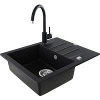 Кухонная мойка Kernau KGS A 4560 1B1D Graphite - Превью изображения №3 — Интернет-магазин Time-Shop