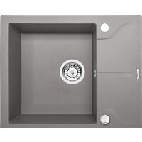Кухонная мойка Deante Andante ZQN S11A (серый металик) - Превью изображения №1 — Интернет-магазин Time-Shop