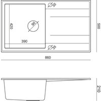 Кухонная мойка Quadron HCQE8650U1_PVDC1_P2O - Превью изображения №7 — Интернет-магазин Time-Shop