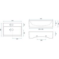 Умывальник Rea Bonita (белый) - Превью изображения №6 — Интернет-магазин Time-Shop