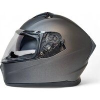 Мотошлем AIM JK320 320-005-L (L, серый металлик) - Превью изображения №2 — Интернет-магазин Time-Shop