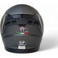 Мотошлем AIM JK320 320-005-L (L, серый металлик) - Превью изображения №3 — Интернет-магазин Time-Shop