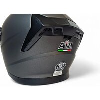 Мотошлем AIM JK320 320-005-L (L, серый металлик) - Превью изображения №9 — Интернет-магазин Time-Shop