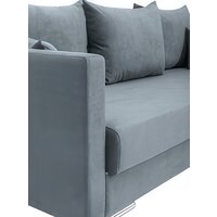 Диван Krones Эллада мод.2 (велюр, графит) - Превью изображения №3 — Интернет-магазин Time-Shop