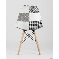 Стул Stool Group Eames DSW (пэчворк черный/белый) - Превью изображения №4 — Интернет-магазин Time-Shop