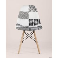 Стул Stool Group Eames DSW (пэчворк черный/белый) - Превью изображения №8 — Интернет-магазин Time-Shop