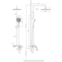Душевая система  A-Five A5-0538 - Превью изображения №7 — Интернет-магазин Time-Shop