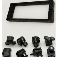 Душевая дверь RGW CL-14B 150 (черный/прозрачный) - Превью изображения №4 — Интернет-магазин Time-Shop