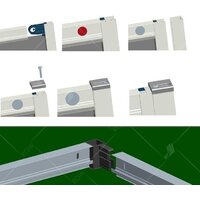 Душевая дверь RGW CL-14B 150 (черный/прозрачный) - Превью изображения №2 — Интернет-магазин Time-Shop