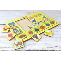 Мозаика/пазл WoodLand Toys Ассоциации 093101 - Превью изображения №2 — Интернет-магазин Time-Shop